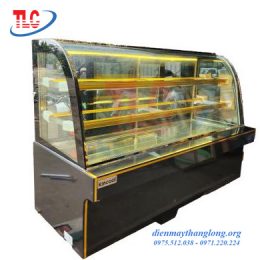 tủ kính cong 1m8