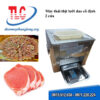 Máy thái thịt lưỡi dao cố định 2 cửa