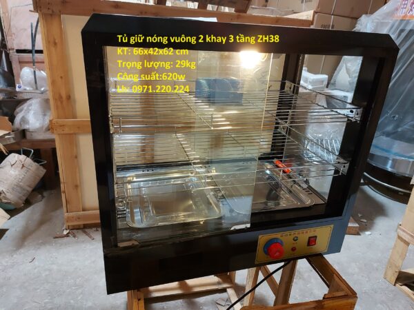 Tủ trưng bày giữ nóng thực phẩm ZH38
