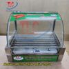 Máy nướng xúc xích 7 thanh kính cong