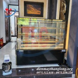 Tủ trưng bày bánh vuông 1.5m - 4 tầng KINCOOL