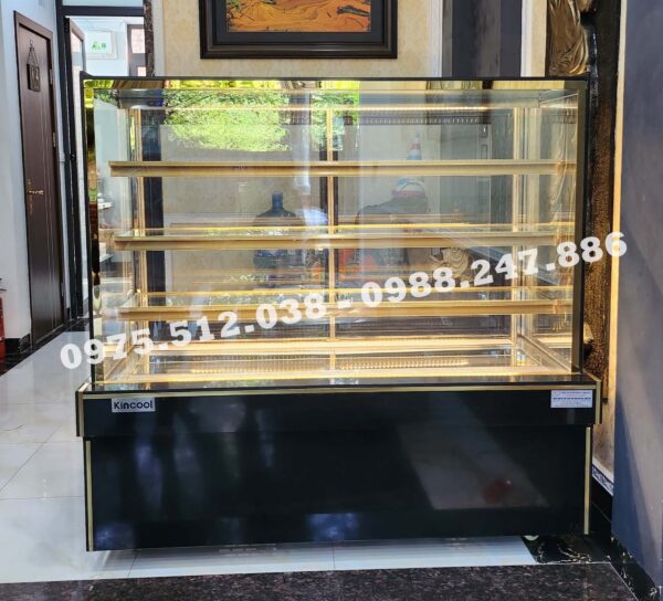 Thông tin về tủ trưng bày bánh Kincool hình vuông 1,5M