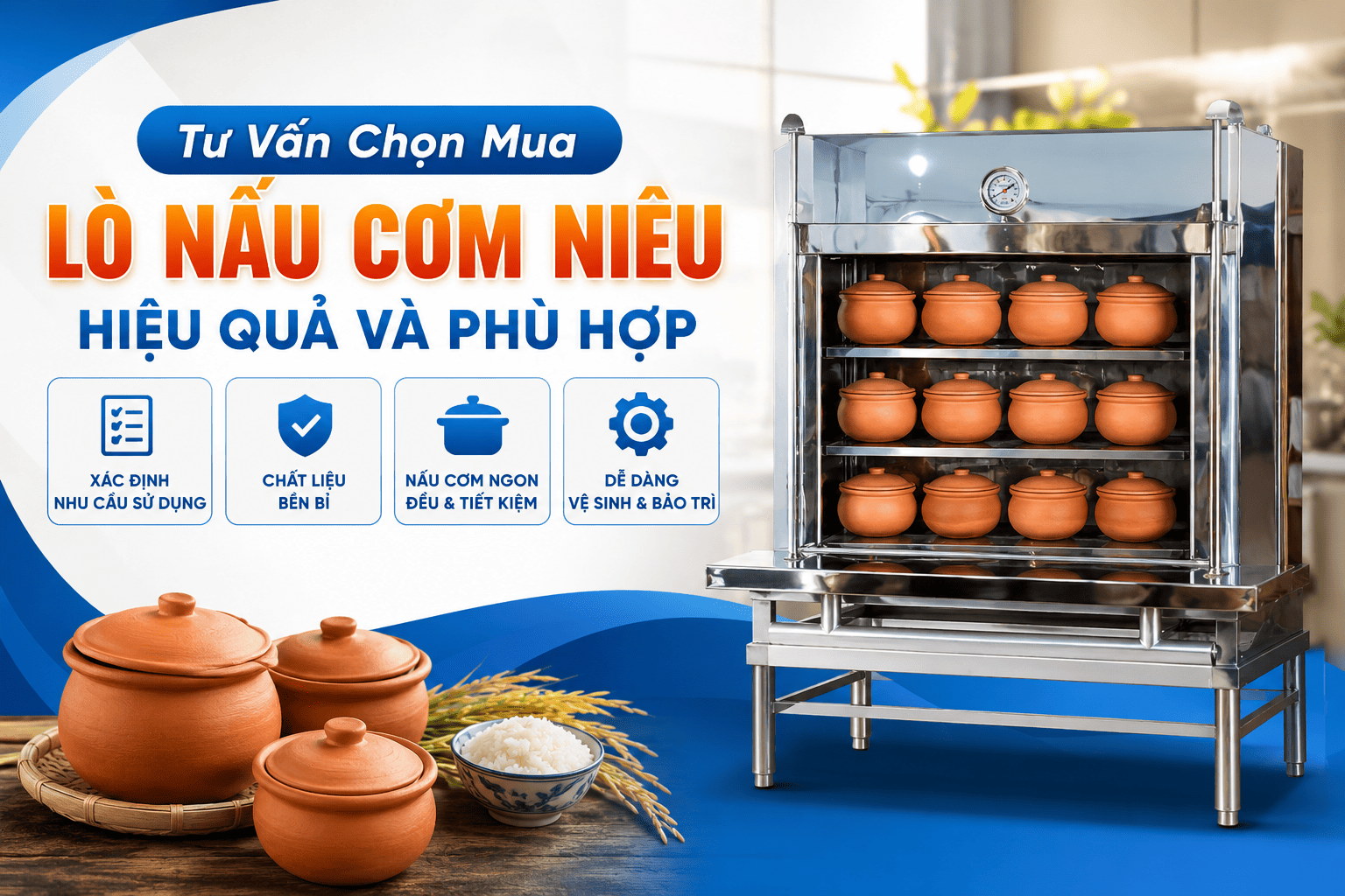 Tư Vấn Chọn Mua Lò Nấu Cơm Niêu Hiệu Quả Và Phù Hợp