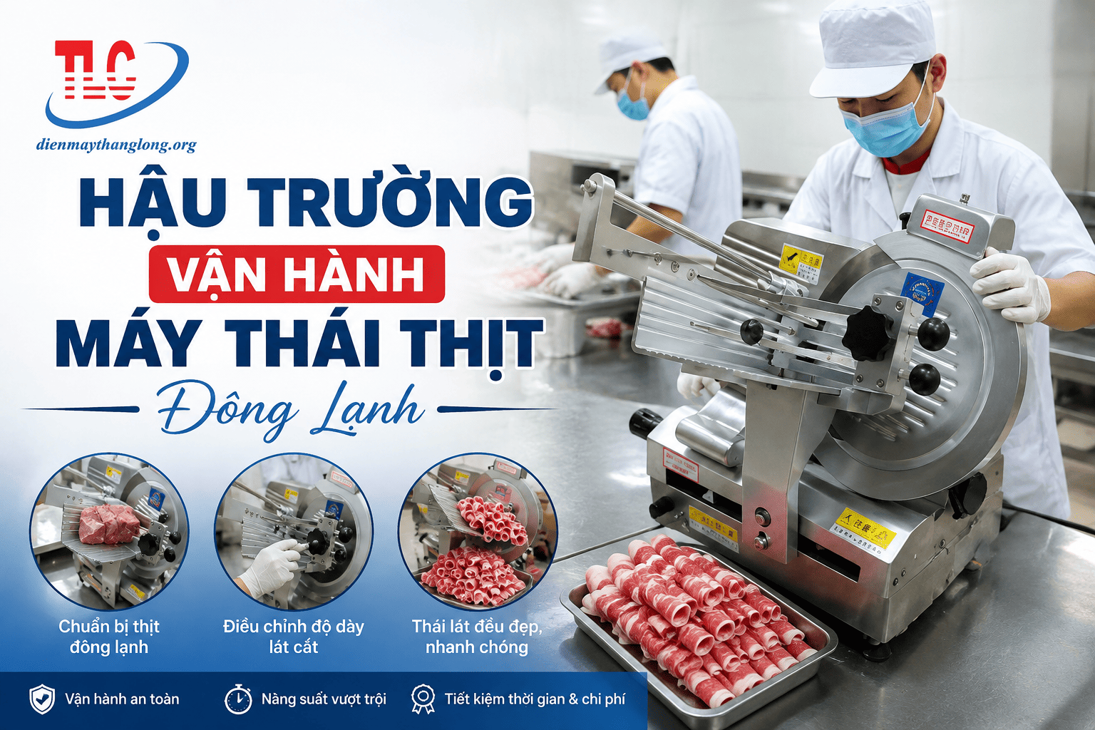 Hậu Trường Vận Hành Máy Thái Thịt Đông Lạnh Trong Bếp Nhà Hàng – Bí Quyết Cho Lát Cắt Hoàn Hảo