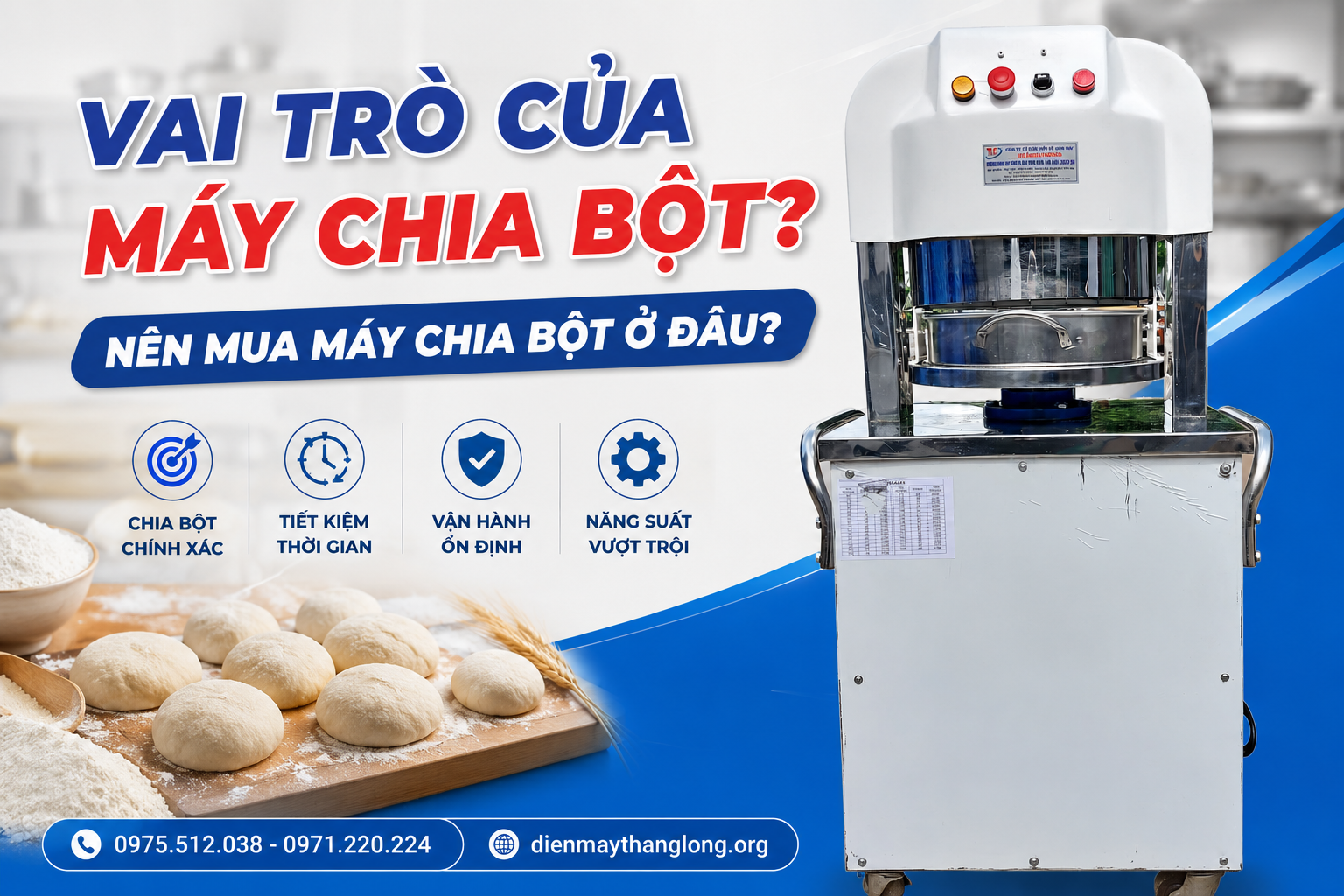 Vai Trò Của Máy Chia Bột? Nên Mua Máy Chia Bột Ở Đâu?