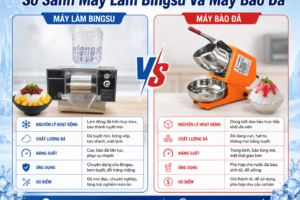 So Sánh Máy Làm Bingsu Và Máy Bào Đá