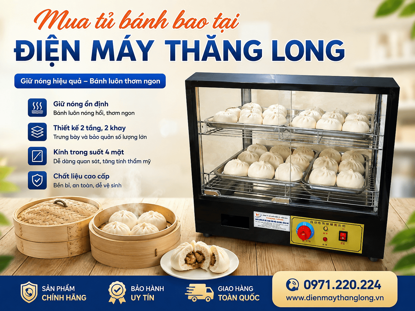 Tủ Bánh Bao Và Nồi Hấp Bánh Bao: Nên Chọn Thiết Bị Nào?